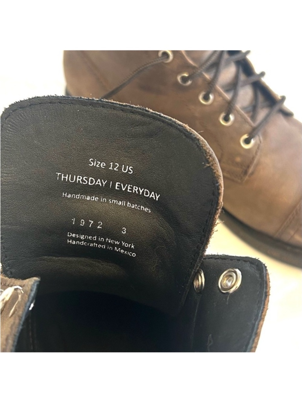Thursday Boot Company Everyday Captains Lace-Up Cap Toe Boots - Picture 11 of 16
